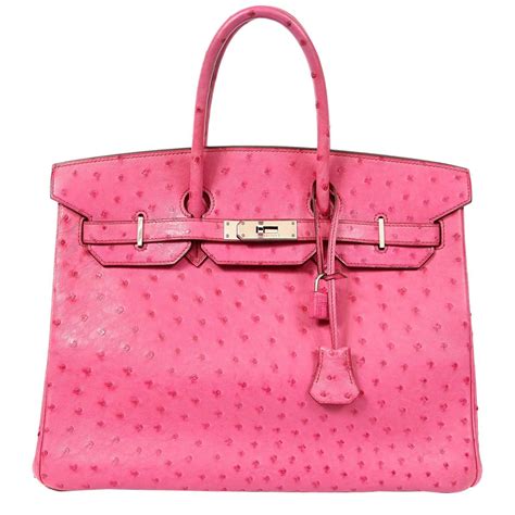 hermes pink ostrich|ostrich handbags clearance.